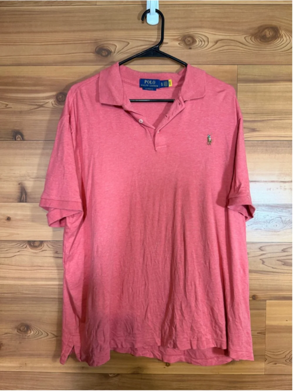 Polo Ralph lauren Soft Cotton Polo Shirt Highland Rose Heather men’s XL